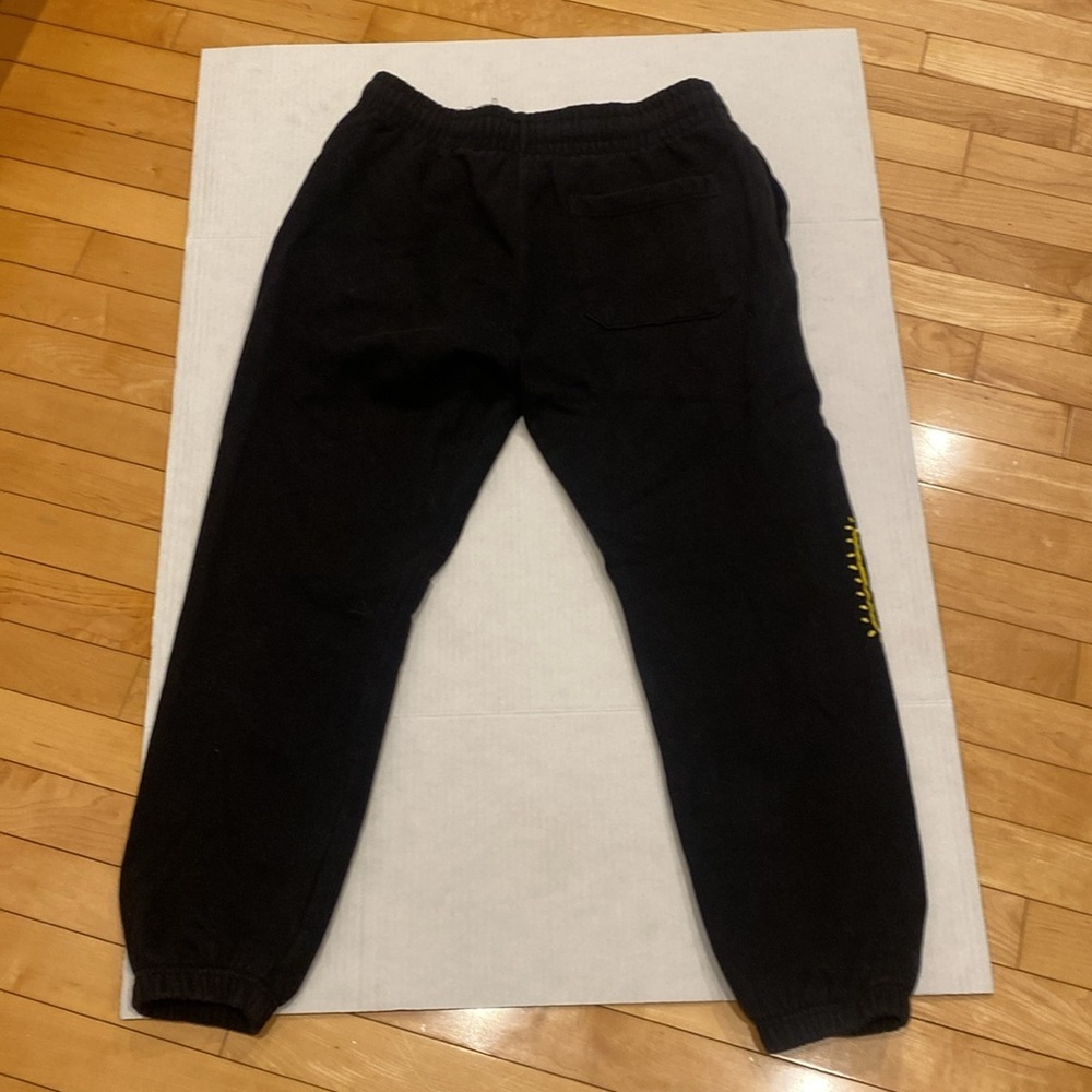 AFTER SCHOOL SPECIAL Black Graphics in neon Kids/Adults Joggers Size Small - Picture 15 of 16